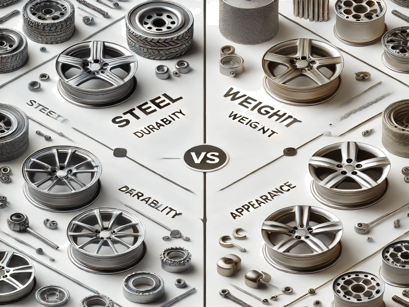 Choosing between steel and alloy wheels